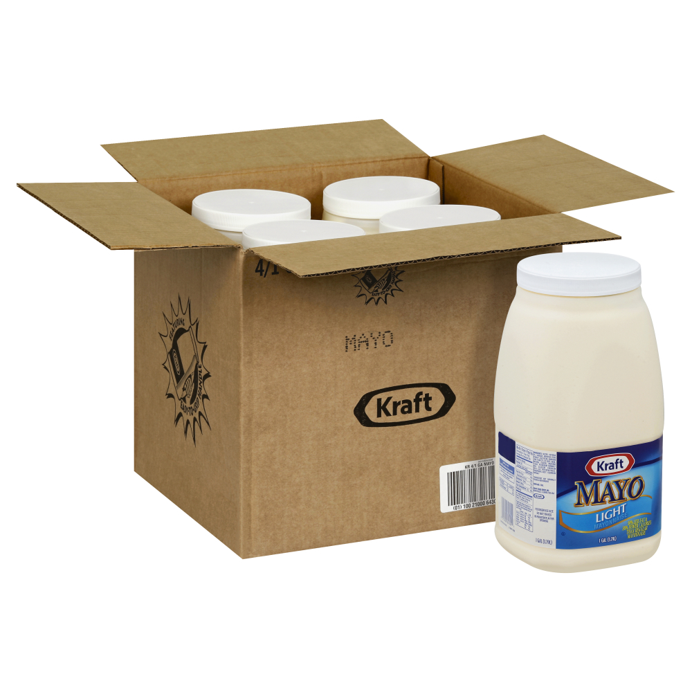 Kraft Mayonnaise Light, 1 Gallon -- 4 Case