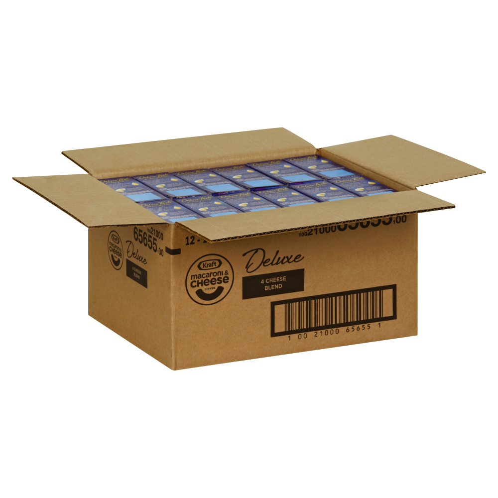 Kraft Deluxe Macaroni and Cheese Four Cheese Sauce, 14 Ounce