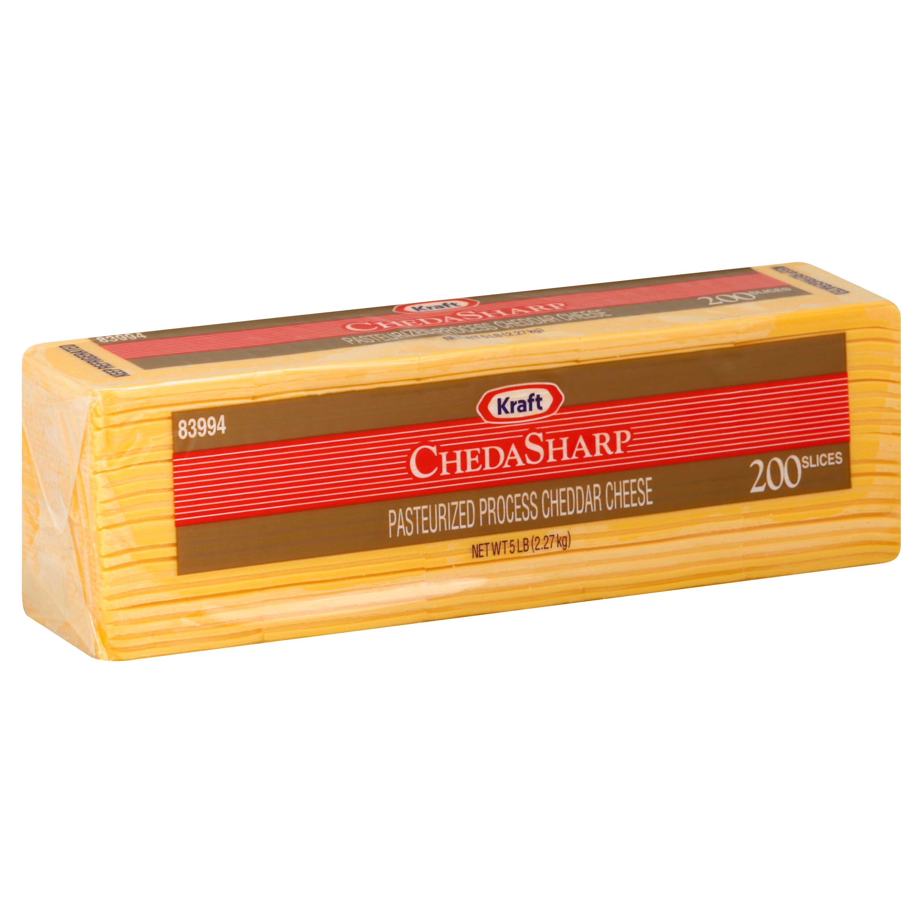 Lucerne Cheddar Snacker Cuts Sliced Cheese 7 Oz - 7 OZ