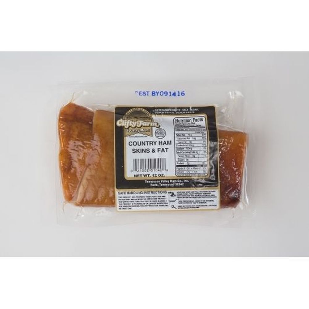 Clifty Farm Country Meats Ham Skins and Fat, 30 Pound