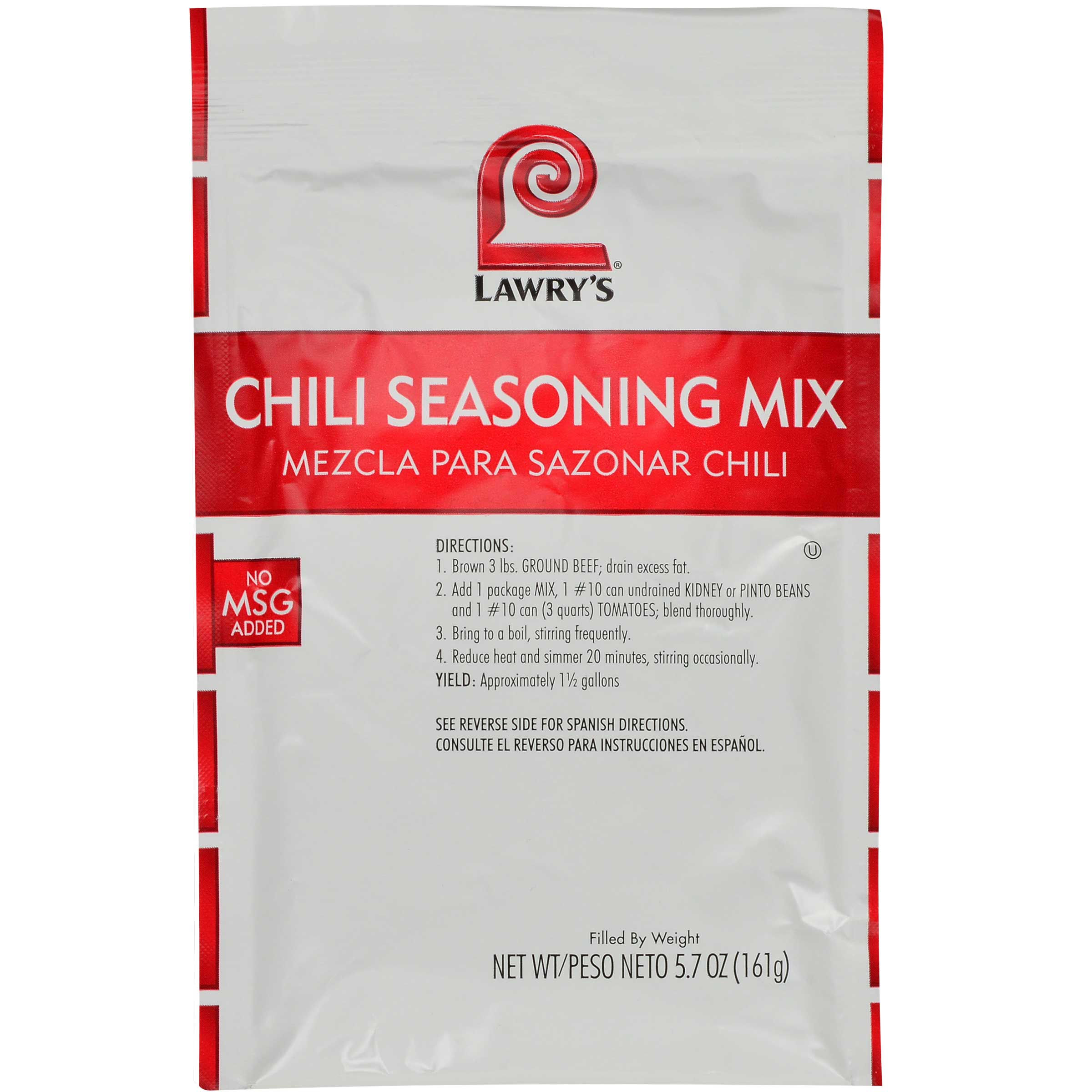 Lawry's Chili Seasoning Mix, 5.7 Ounce -- 6 Per Case