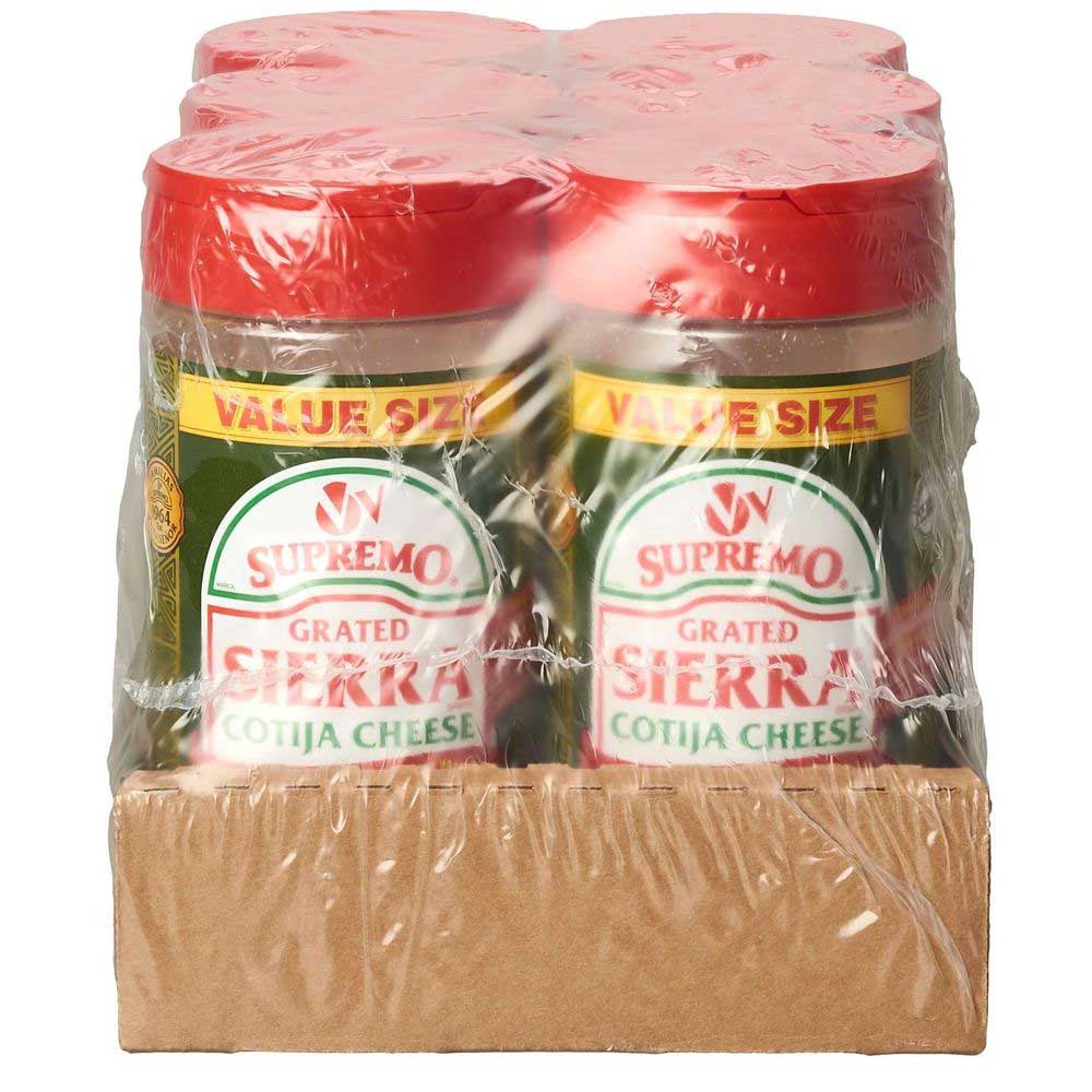 V&v Supremo Grated Sierra Queso Cotija Cheese, 8 Ounce -- 6 Per Case