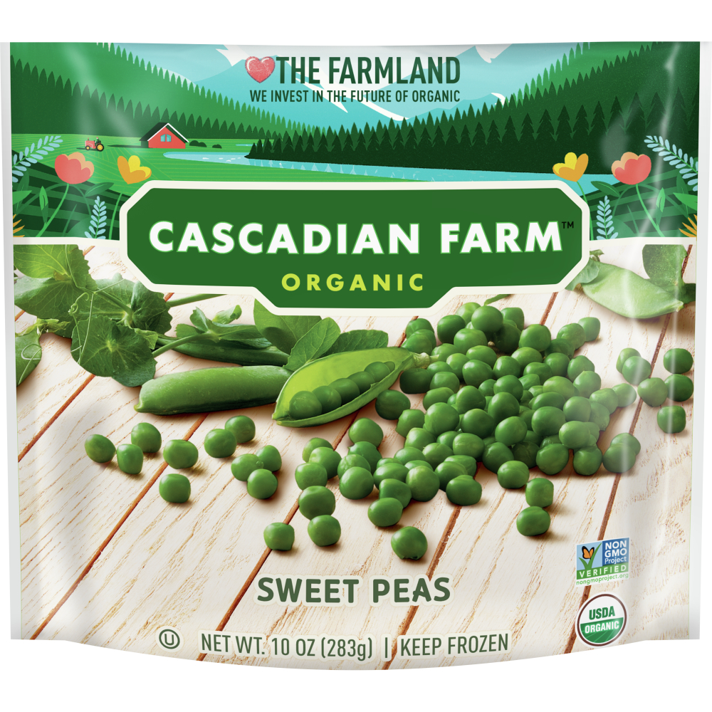 Cascadian Farm Organic Sweet Peas, 10 Ounce -- 12 per case.