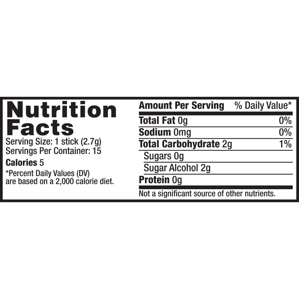Doublemint Gum Stick -- 48 Per Case