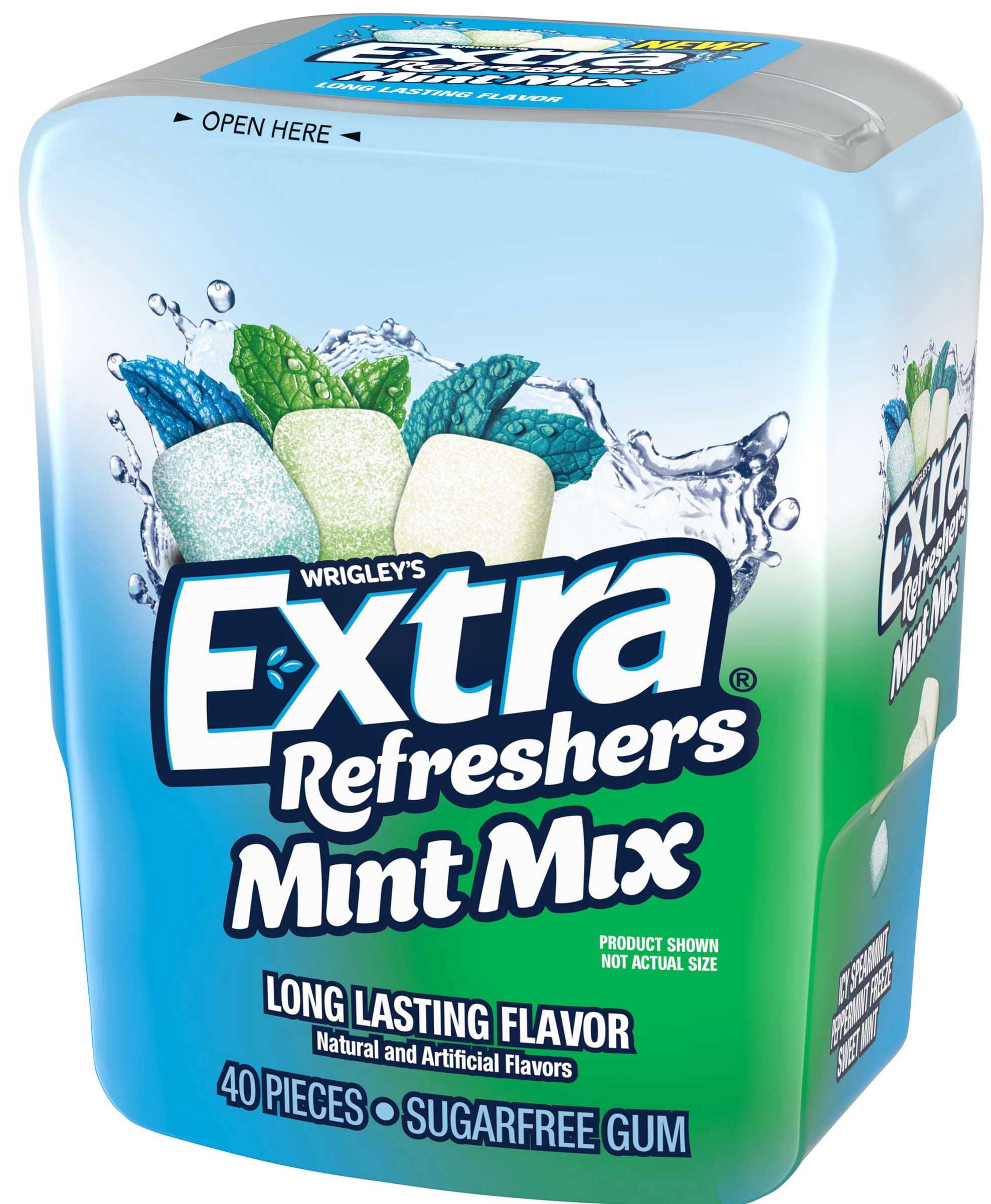Extra Refreshers Mint Mix Sugarfree Gum Case | FoodServiceDirect