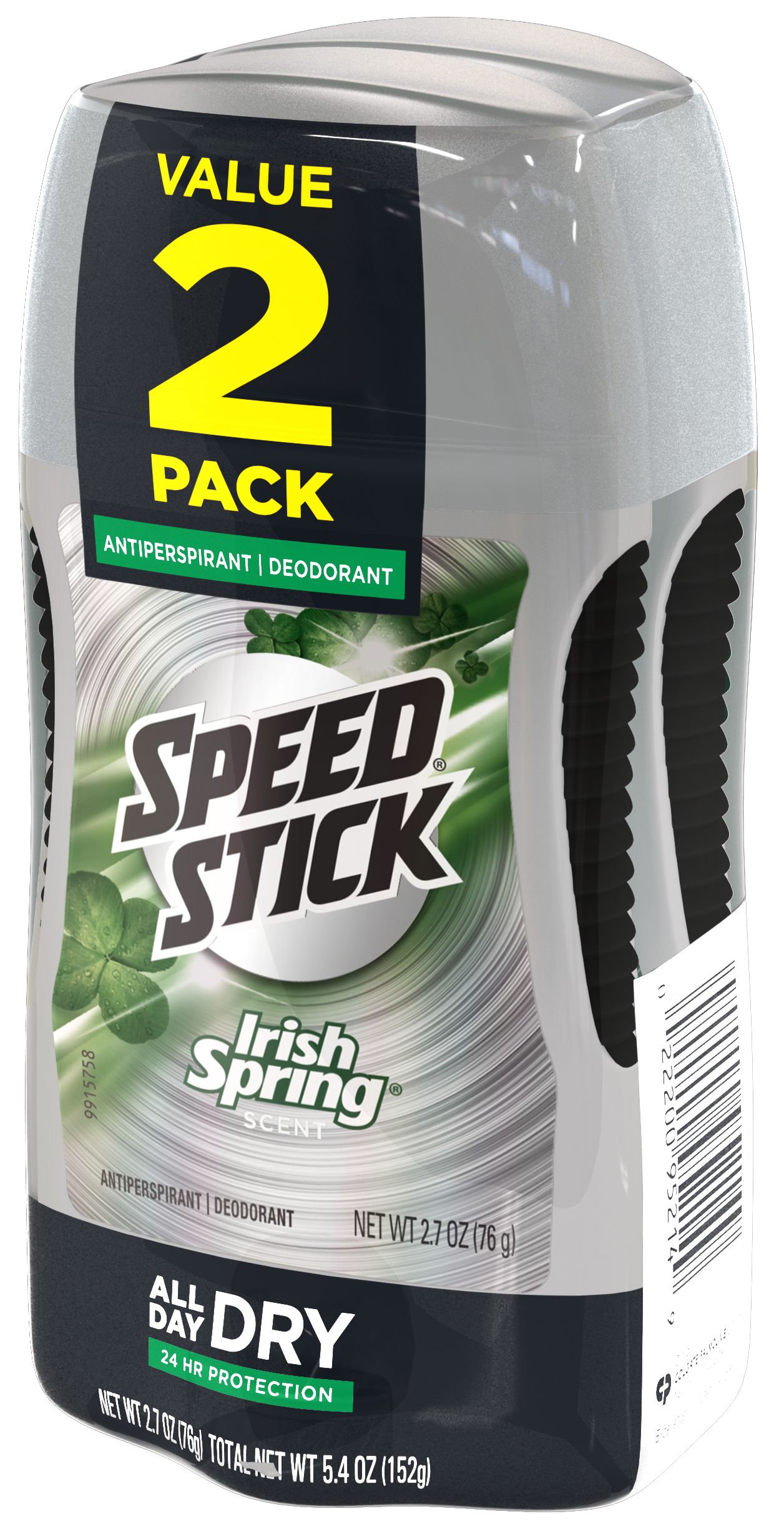 Speed Stick Irish Spring Deodorant For Men, 5.4 Ounce -- 6 Per Case