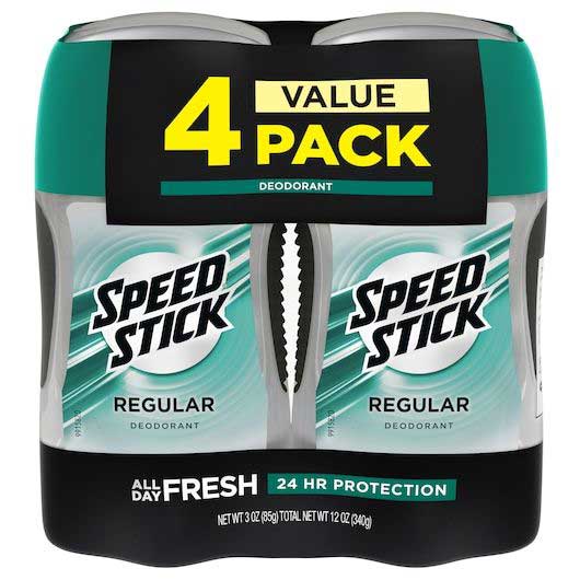 Speed Stick Regular Deodorant, 3 Ounce -- 12 Per Case