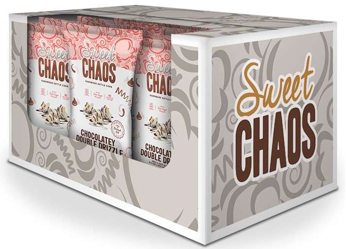 Sweet Chaos Sweet And Salty Kettle Corn With Dark And White Chocolatey Drizzle, 1.5 Ounce -- 8 Per Case