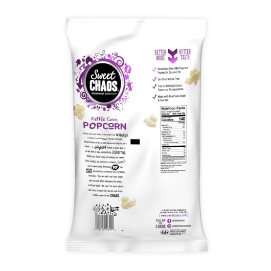 Sweet Chaos Kettle Corn Popcorn, 7 Ounce -- 12 Per Case