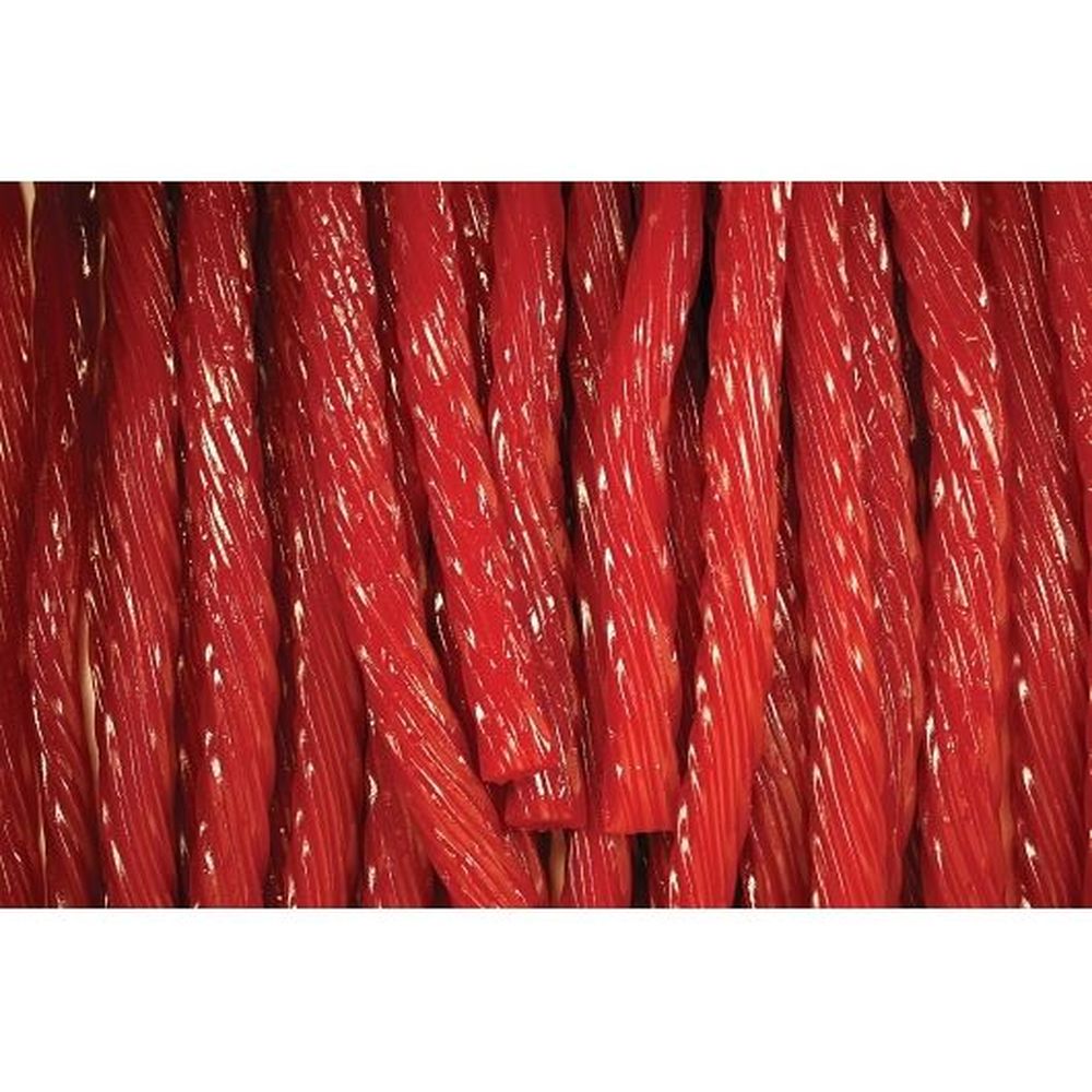 Kenny's Red Raspberry 7 Inch Jumbo Twists Candy, 6 Pound