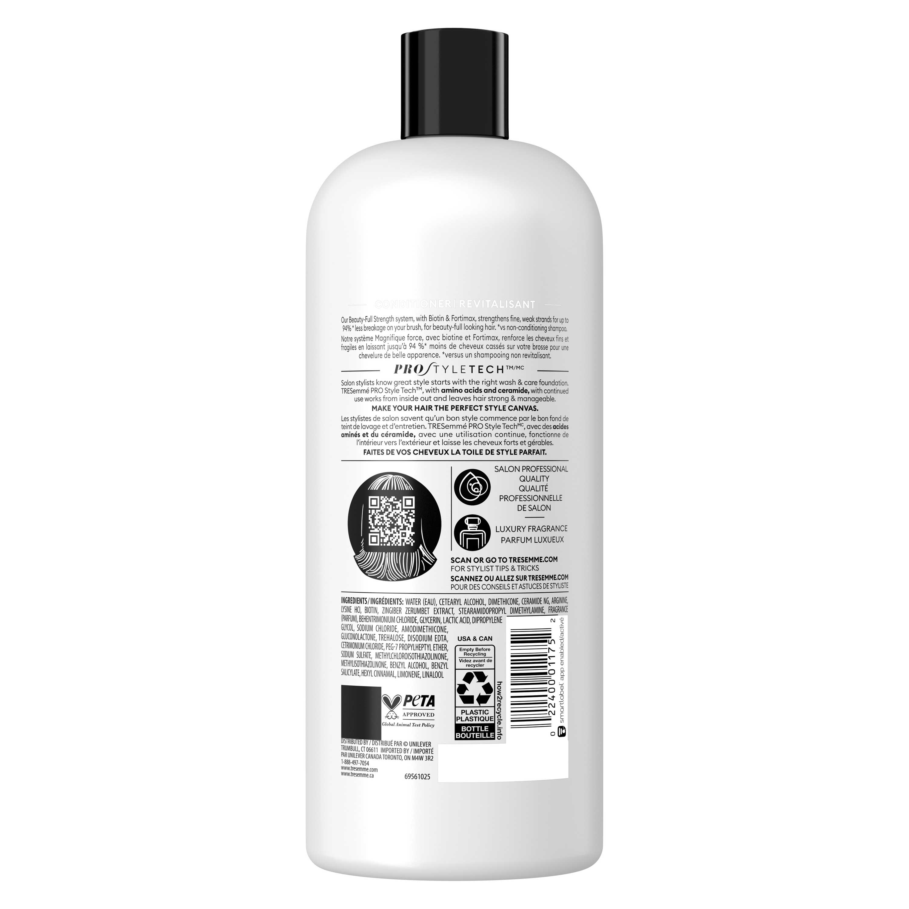Tresemme Cruelty Free Beauty Full Strength Conditioner, 28 Fluid Ounce -- 6 Per Case