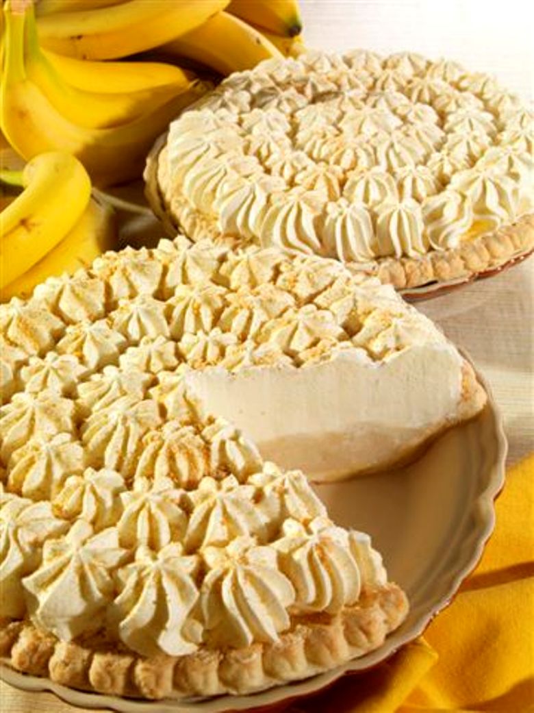 Foxtail Foods Thaw and Serve Gourment Banana Cream Pie, 44 Ounce -- 4 per case.