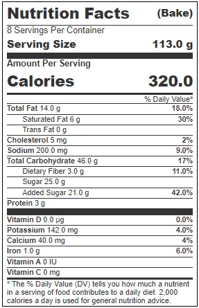 Foxtail Harvest Crunch Pie, 32 Ounce -- 8 per case