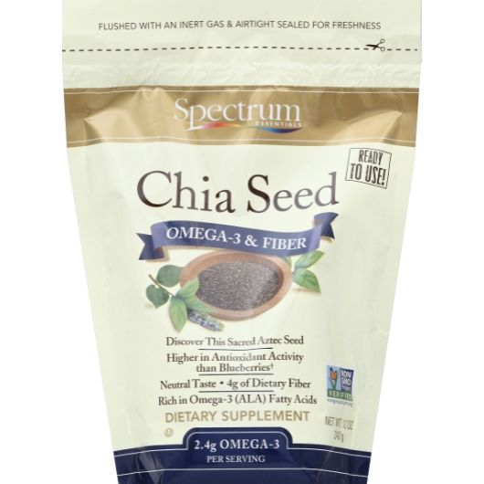 Spectrum Chia Seeds, 12 Ounce -- 12 Per Case