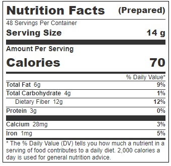 Spectrum Essentials Organic Ground Flax Seed Dietary Supplement, 24 Ounce -- 6 Per Case