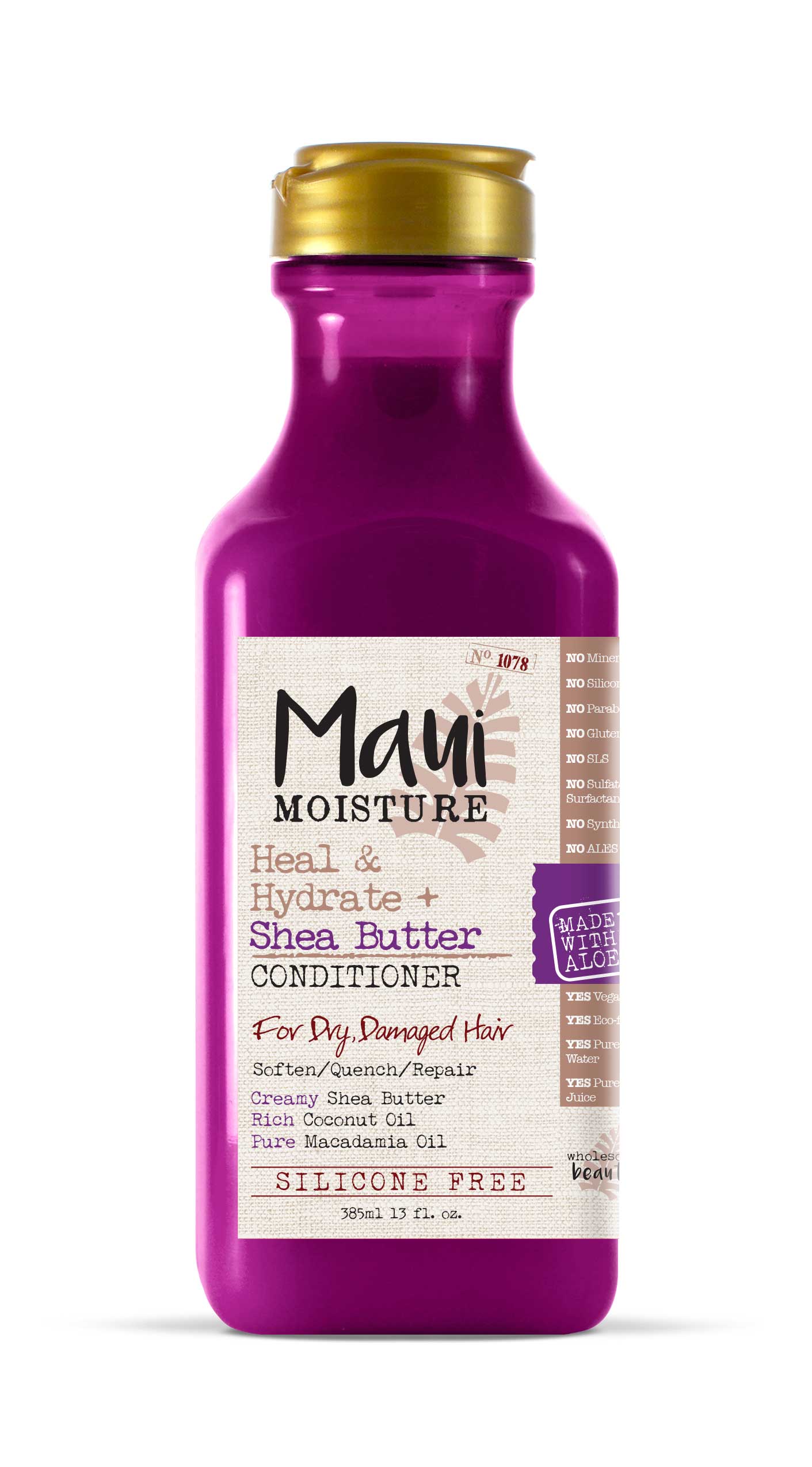 Maui Moisture Shea Butter Conditioner, 385 Ml -- 4 Per Case