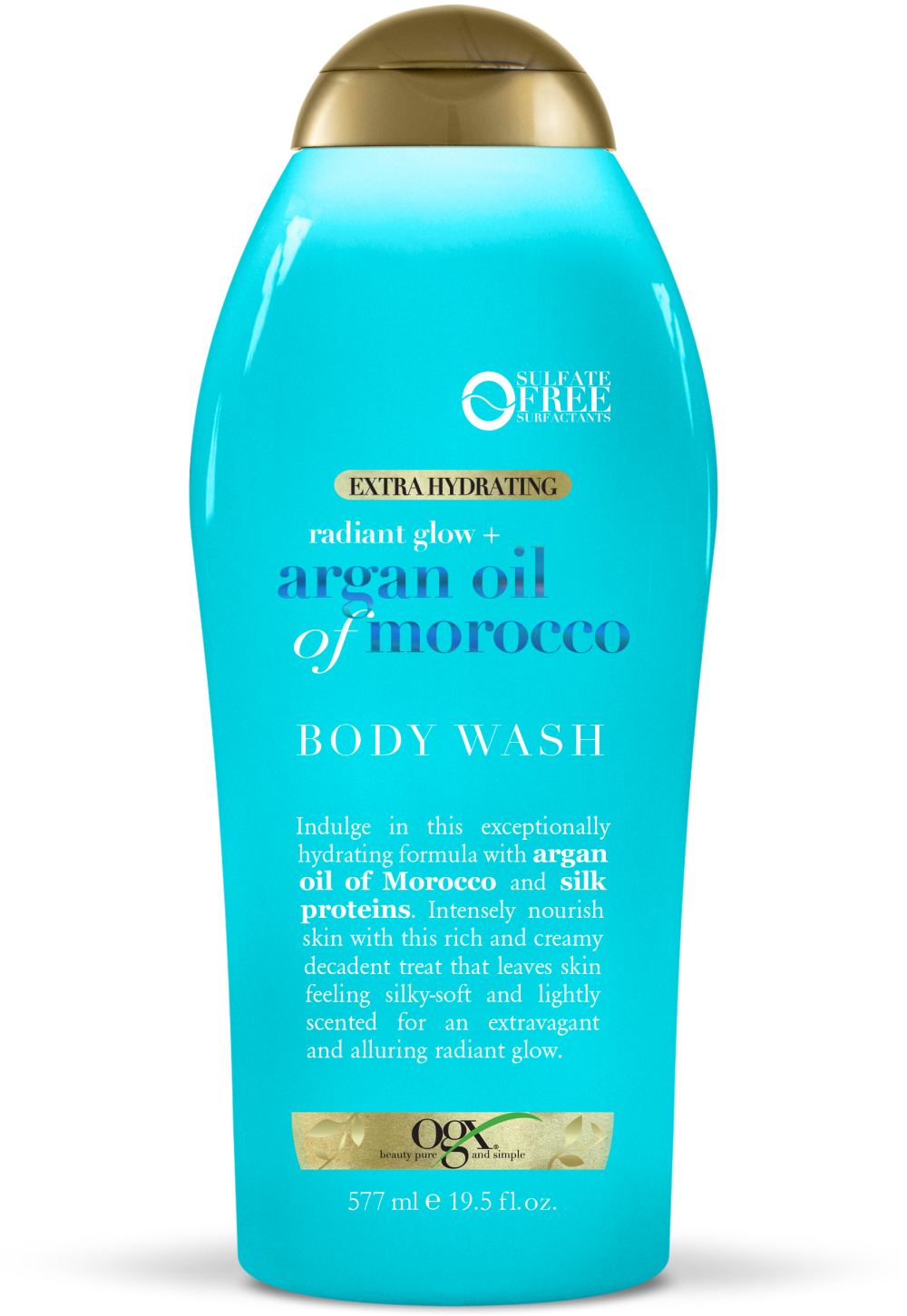 Ogx Argan Oil Body Wash, 19.5 Fluid Ounce -- 4 Per Case