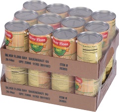 Silver Floss Bavarian Style Sauerkraut, 14.5 Ounce -- 24 Per Case