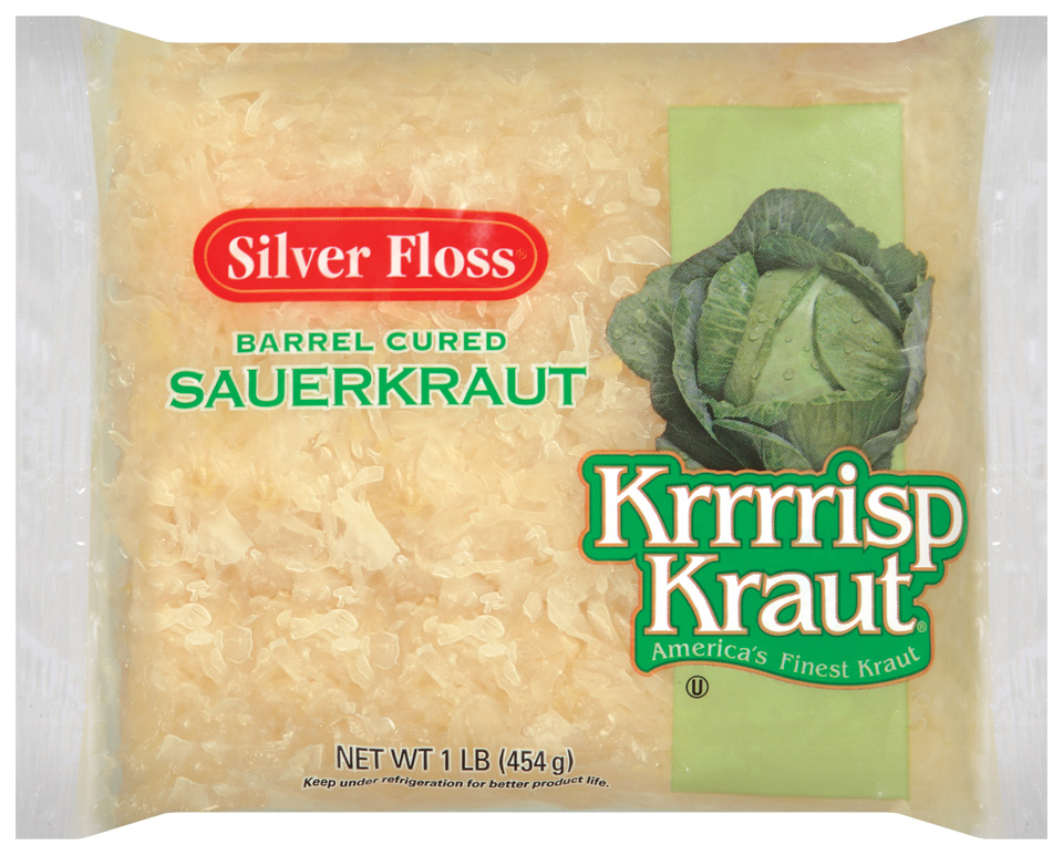 Silver Floss Shredded Sauerkraut, 16 Ounce -- 24 Per Case
