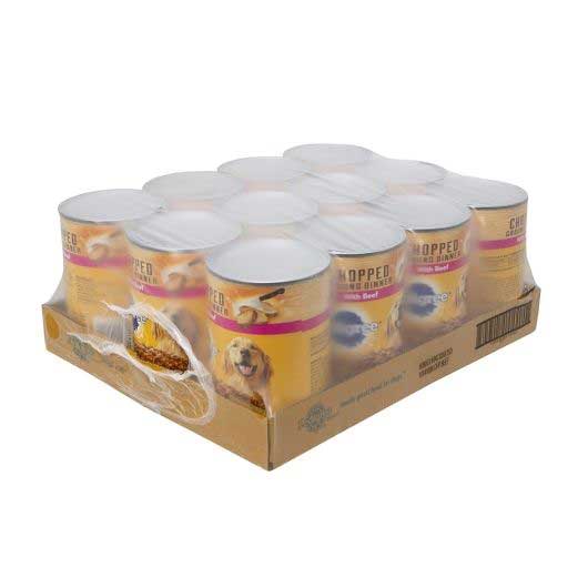 Pedigree Chopped Ground Dinner With Beef For Dog, 22 Ounce -- 12 Per Case