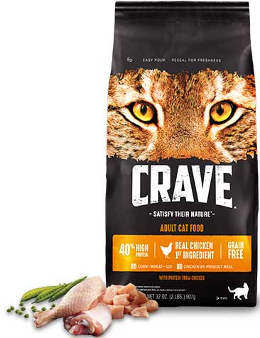 Crave Cat Food Adult Chicken 2lbs Pack of 4