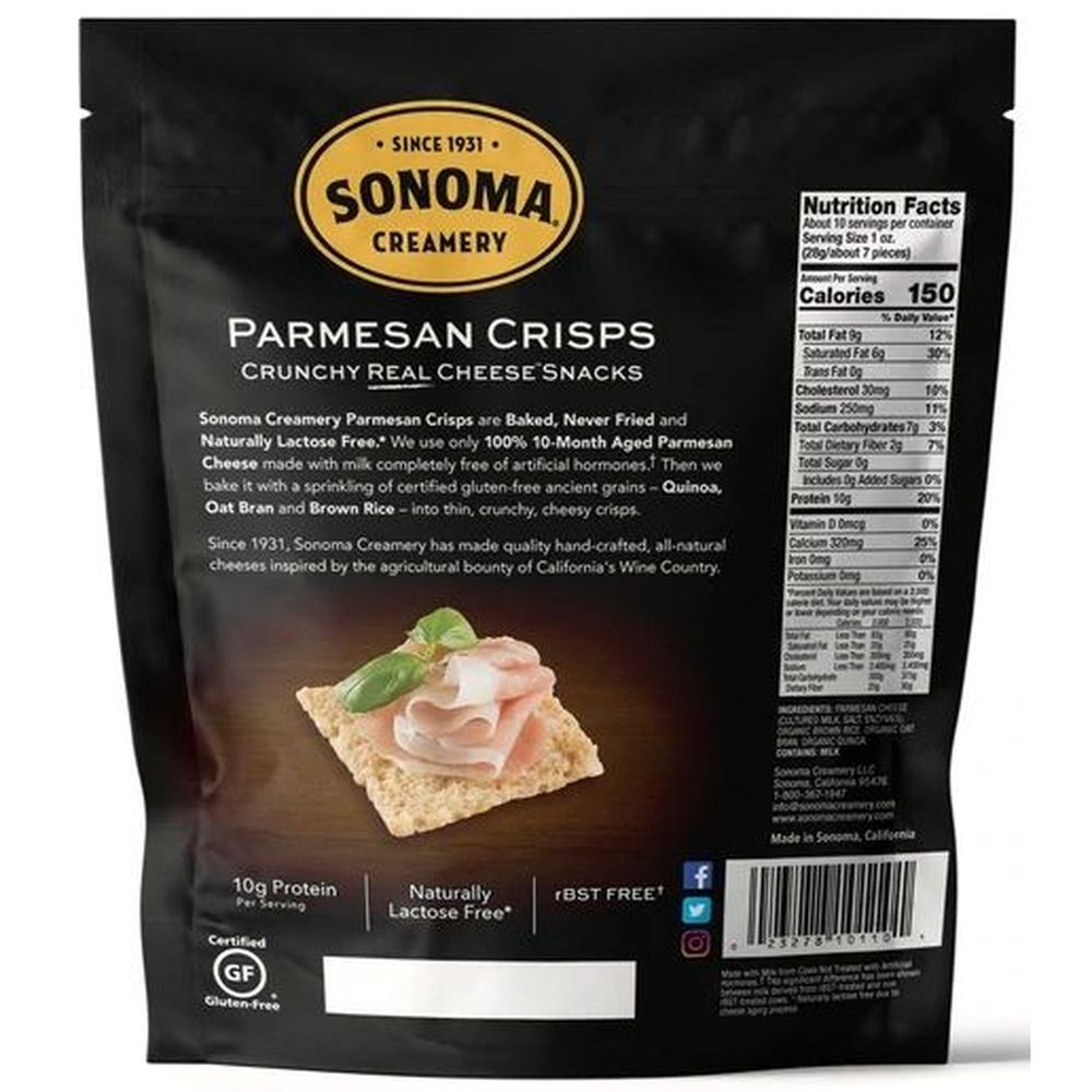 Sonoma Creamery Savory Seed Cheese Crisps, 2.25 Pound -- 6 Per Case