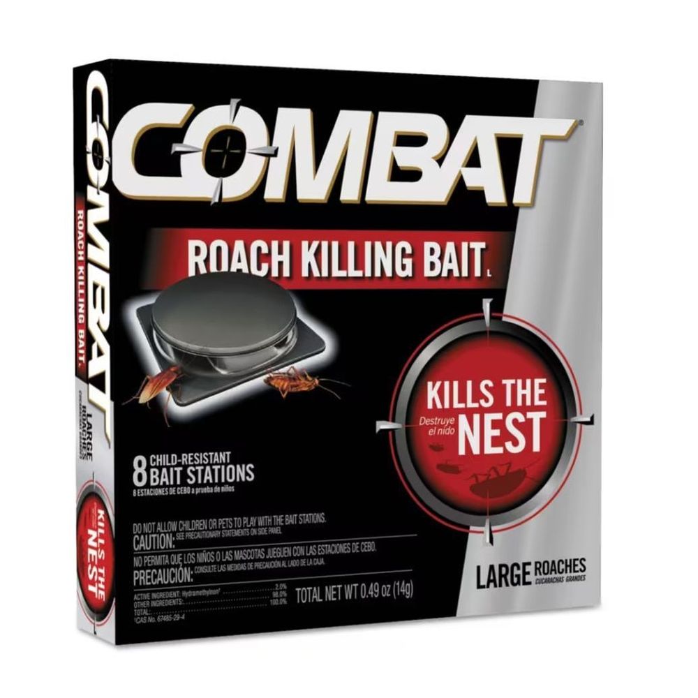 Dial Combat Source Kill Large Roach Bait Station Pack, 8 Count -- 12 Per Case