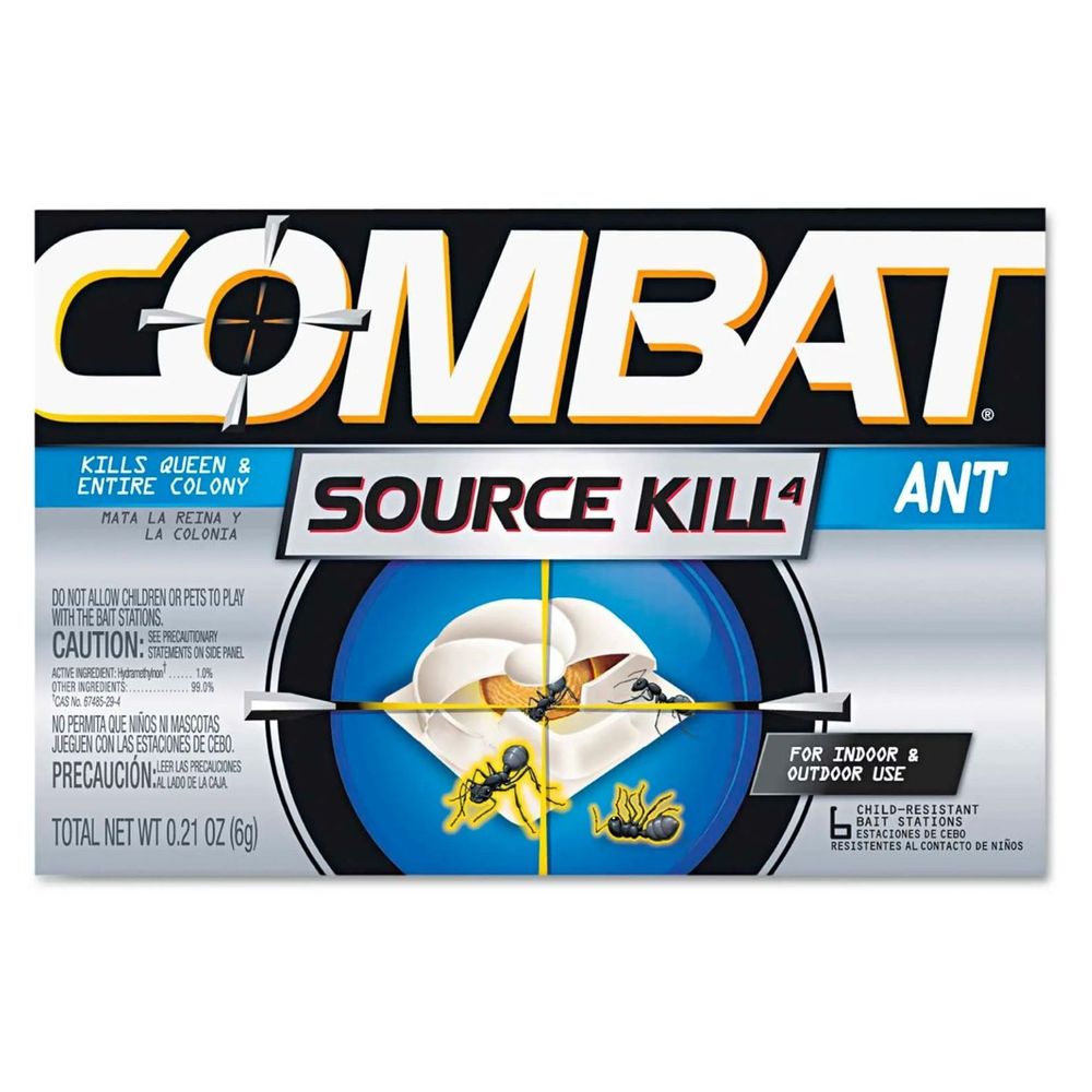 Dial Combat Max Ant Killing Bait Stations For Indoor And Outdoor Use, 6 Count -- 12 Per Case
