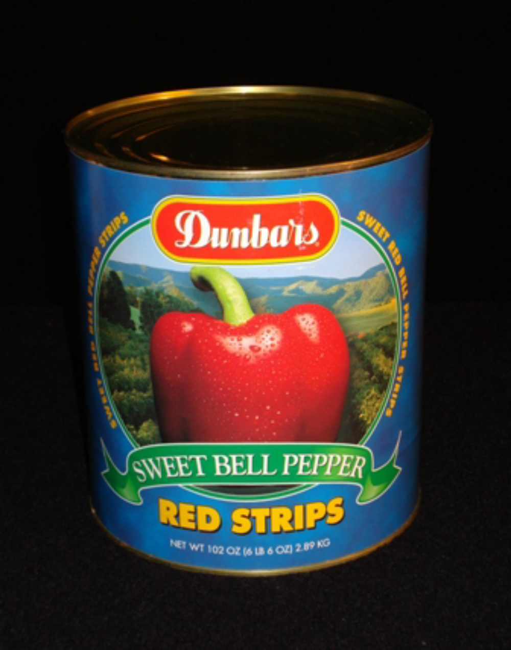 Dunbars Red Pepper Strips, No. 10 Can -- 6 Per Case