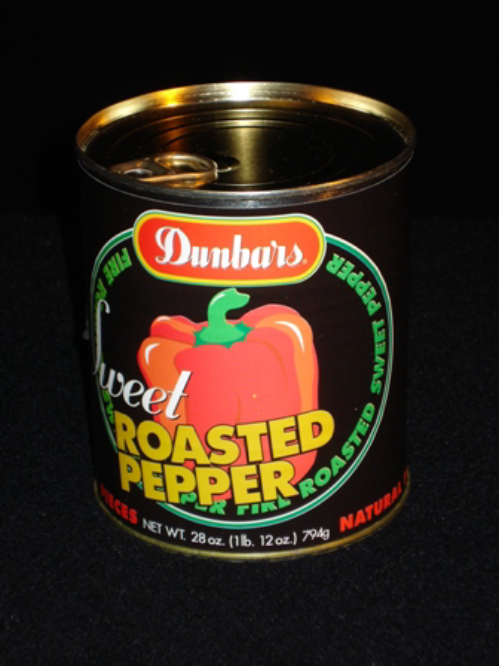 Dunbars Fire Roasted Red Peppers, 28 Ounce -- 12 Per Case