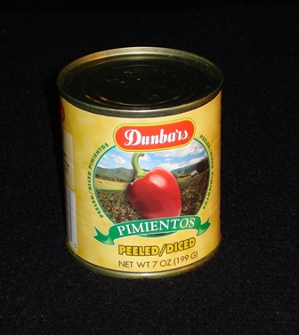 Dunbars Diced Peeled Pimiento, 7 Ounce -- 24 Per Case