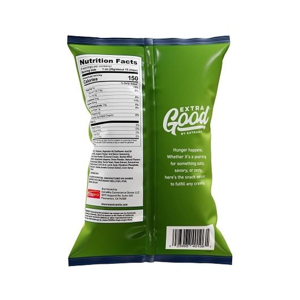 Extragood Jalapeno Potato Chips, 6 Ounce -- 12 Per Case