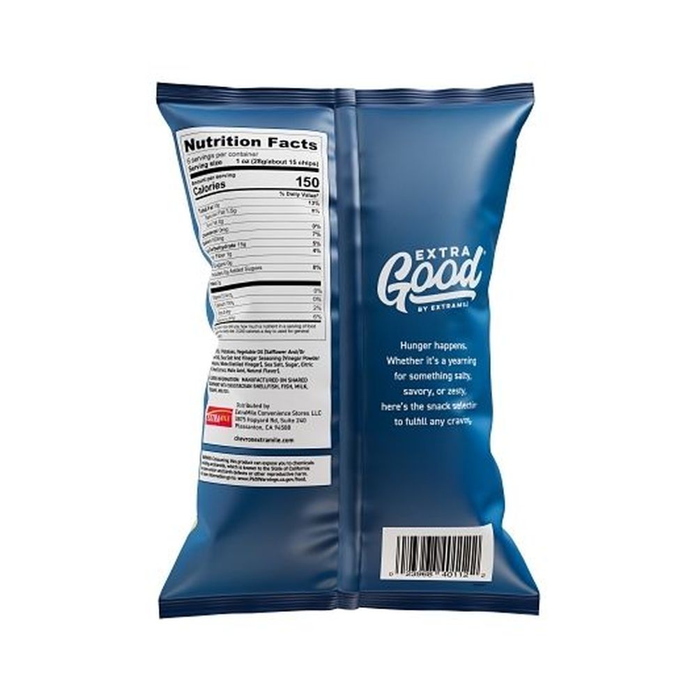 Extragood Salt And Vinegar Potato Chips, 6 Ounce -- 12 Per Case