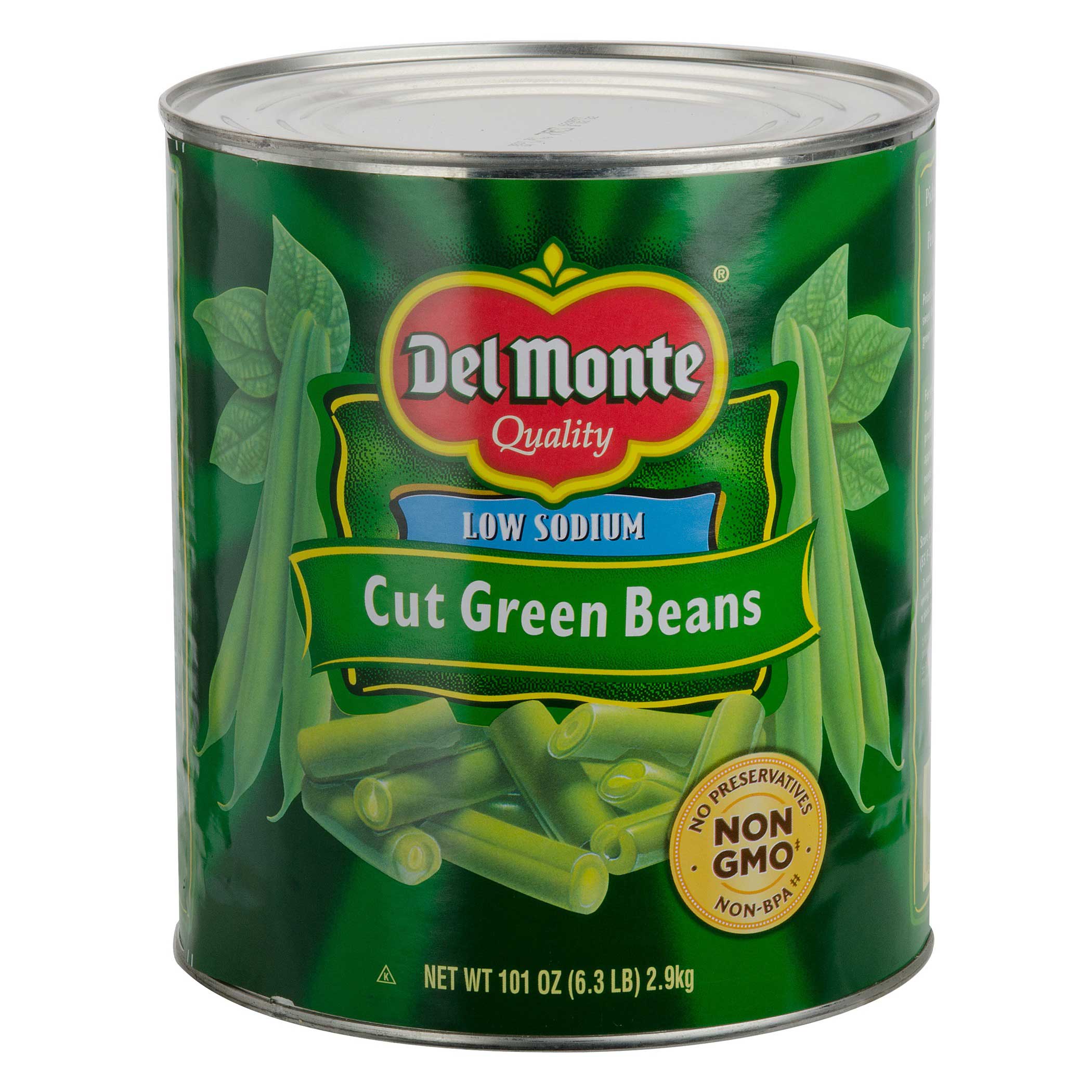 Del Monte Blue Lake Cut Green Bean, 101 Ounce -- 6 Per Case