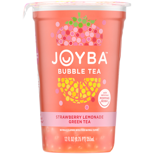 Joyba Strawberry Lemonade Green Tea, 12 Fluid Ounce Cup -- 6 Per Case