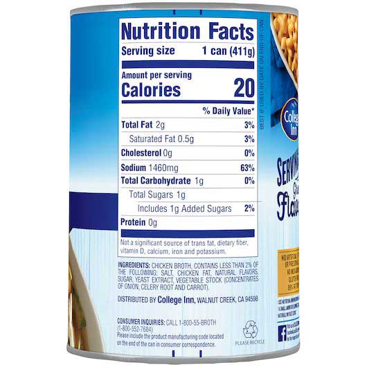 College Inn Chicken Broth, 14.5 Ounce -- 24 Per Case