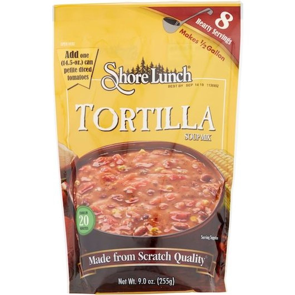 Shore Lunch Tortilla Soup Mix, 9 Ounce -- 6 Per Case