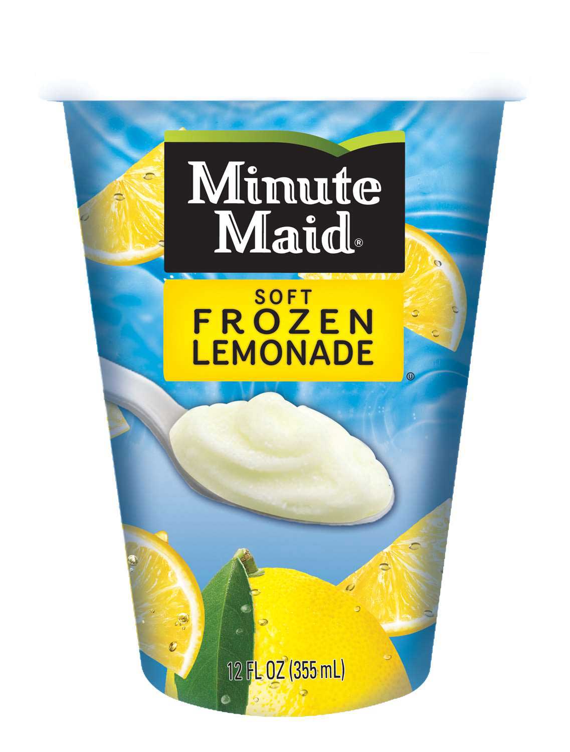 Minute Maid Soft Frozen Lemon Lemonade Cup, 12 Ounce -- 12 per case.
