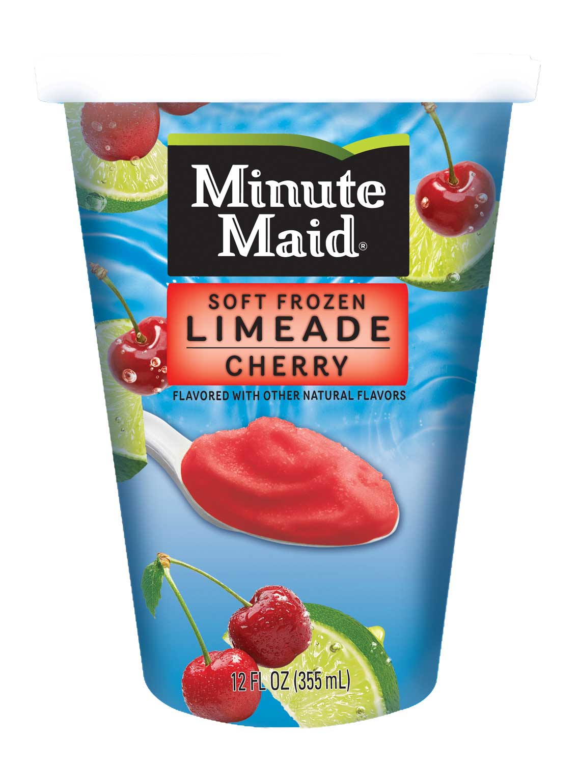 Minute Maid Soft Frozen Cherry Limeade Cups, 12 Ounce -- 12 per case.