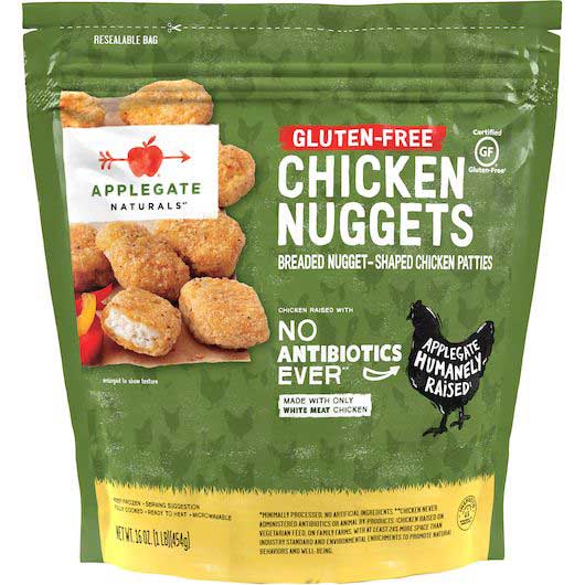 Applegate Gluten Free Chicken Nugget, 16 Ounce -- 6 per case