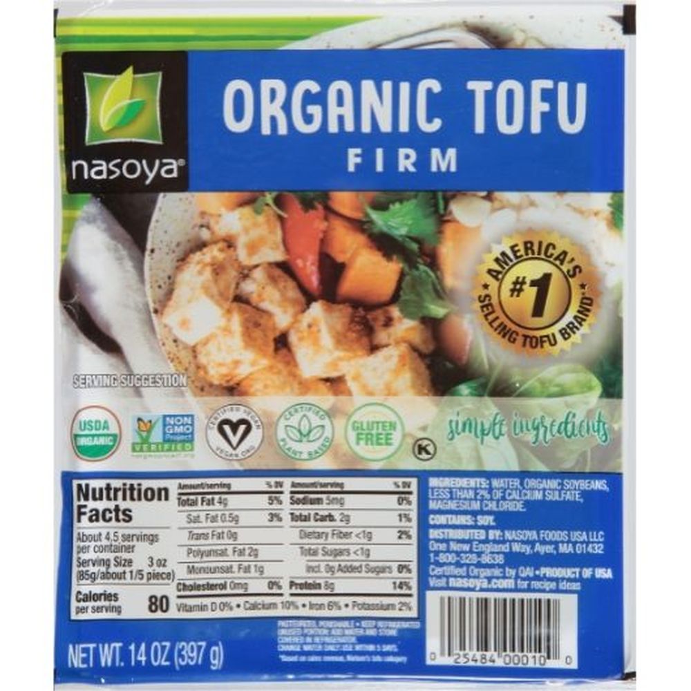 Nasoya Foods Organic Firm Tofu, 14 Ounce -- 6 Per Case