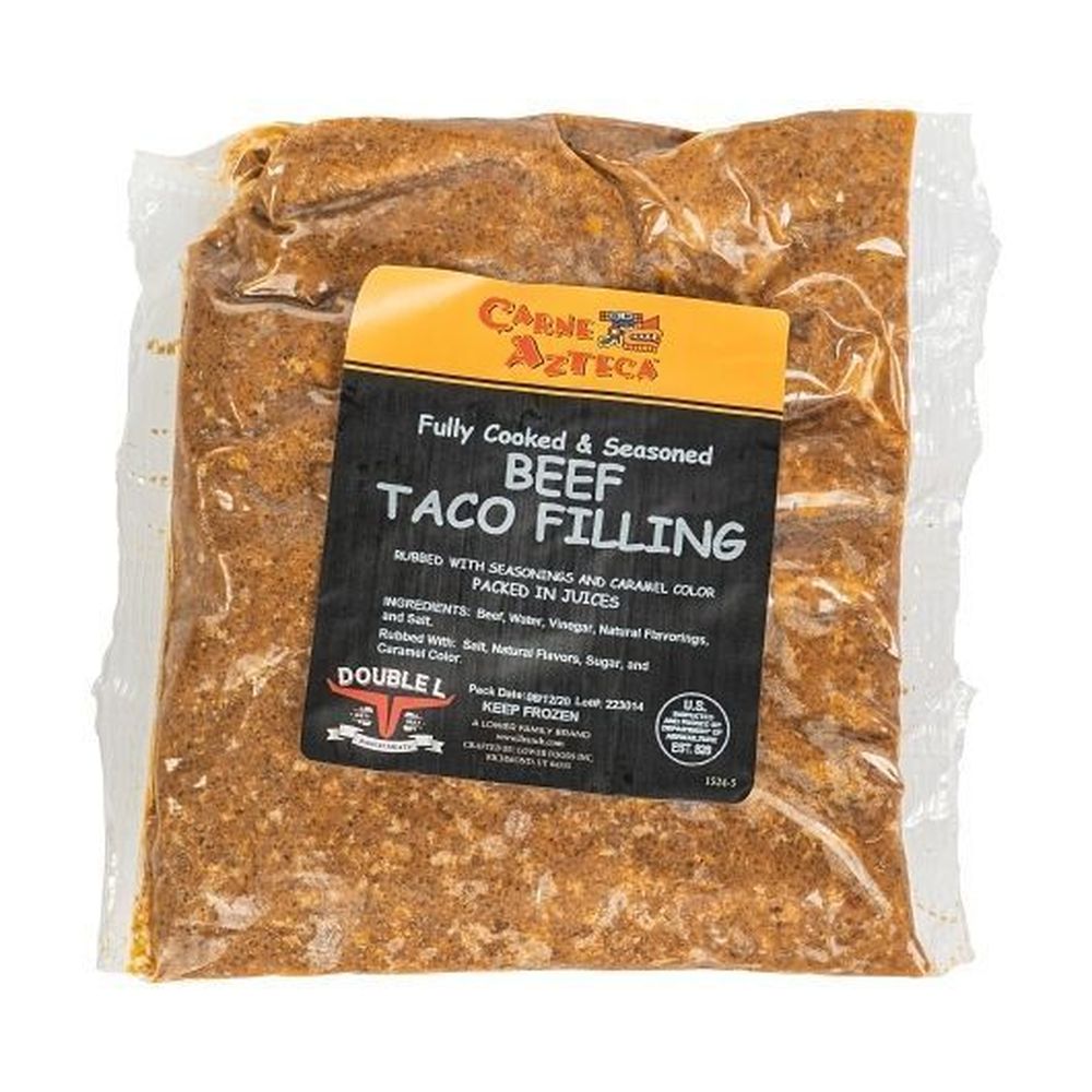Carne Azteca Fully Cooked and Seasoned Beef Taco Filling 2 5 Pound