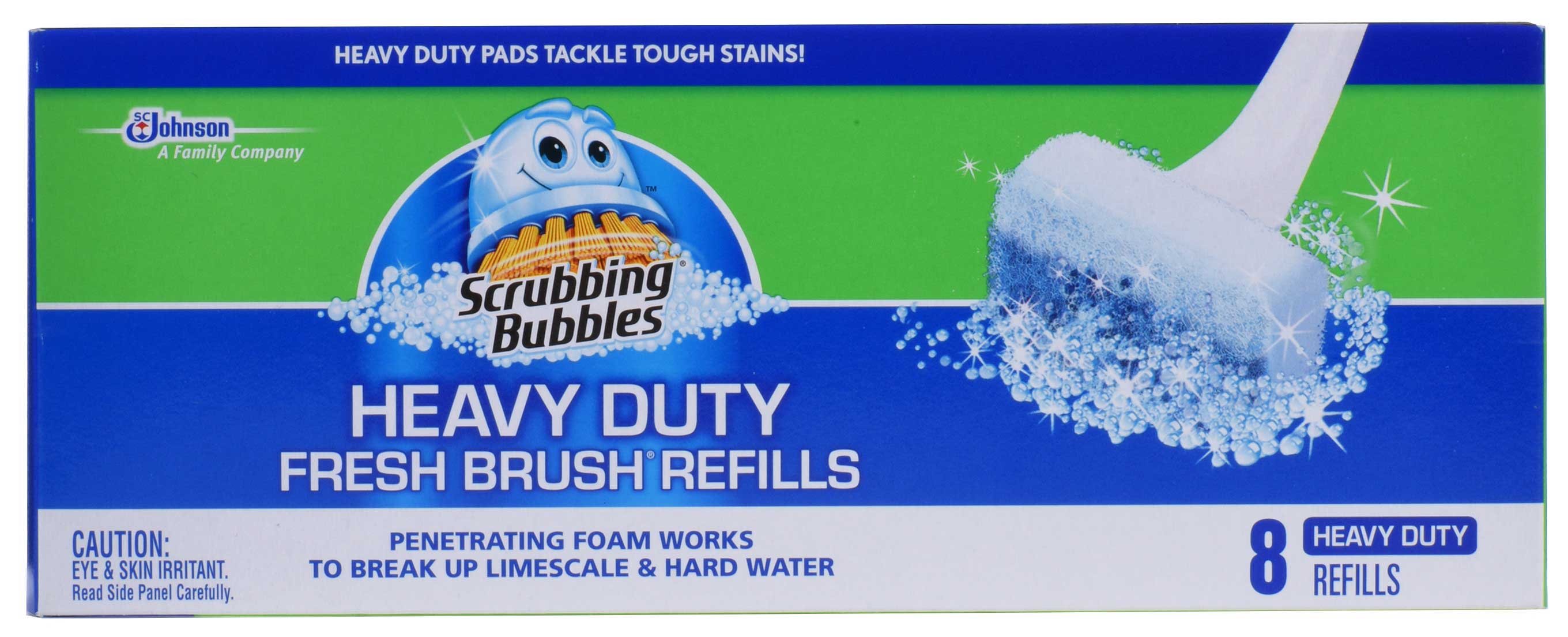 8 Scrubbing Bubbles Fresh Brush factory Heavy Duty Refills NEW