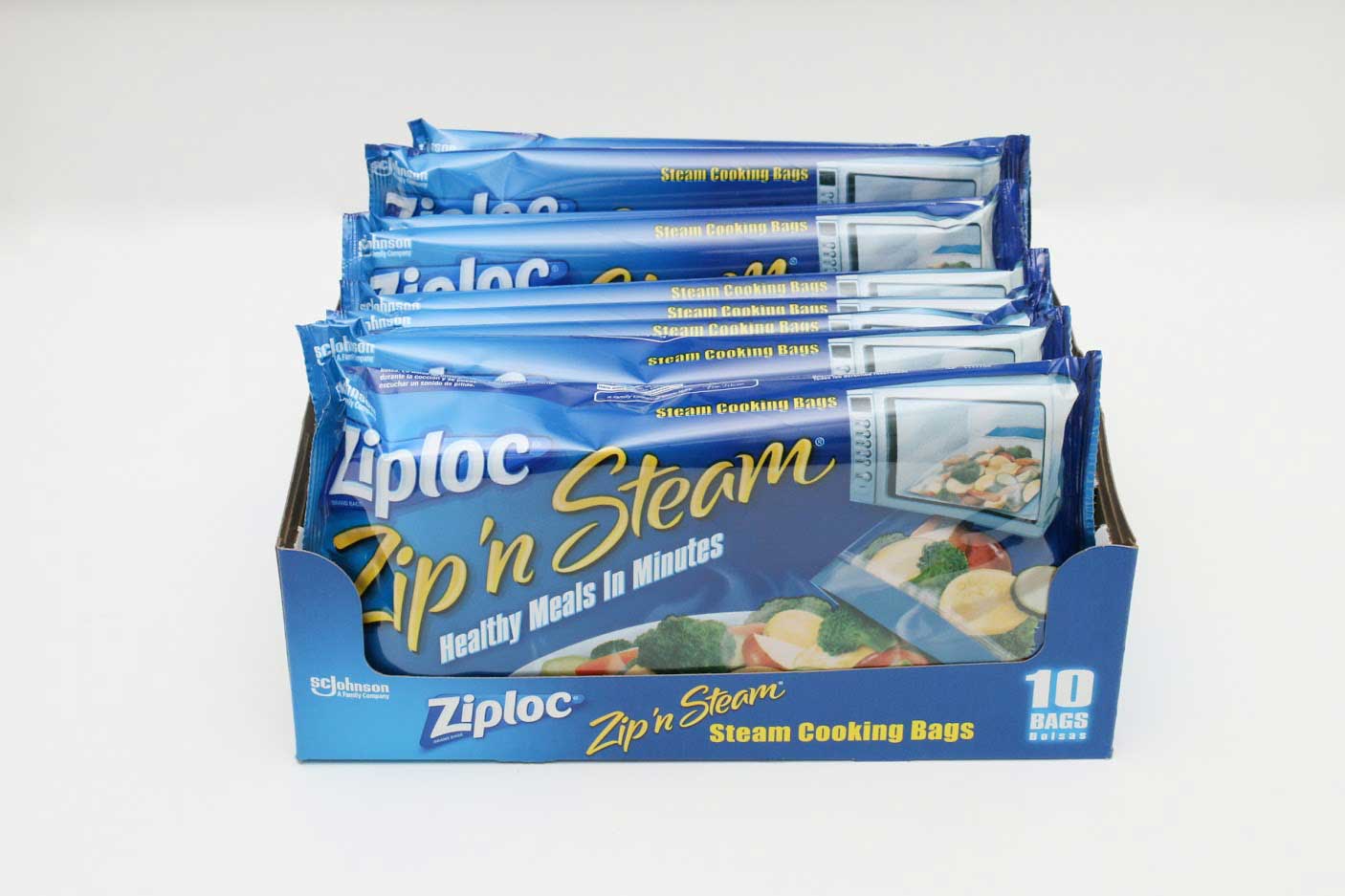 How many times can one 2025 use a ziploc zip'nsteam bag