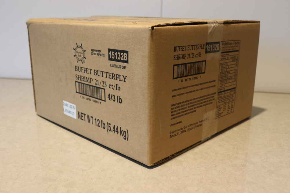 Mariner Jack Buffet 21/25 Butterfly Shrimp, 3 Pound -- 4 Per Case