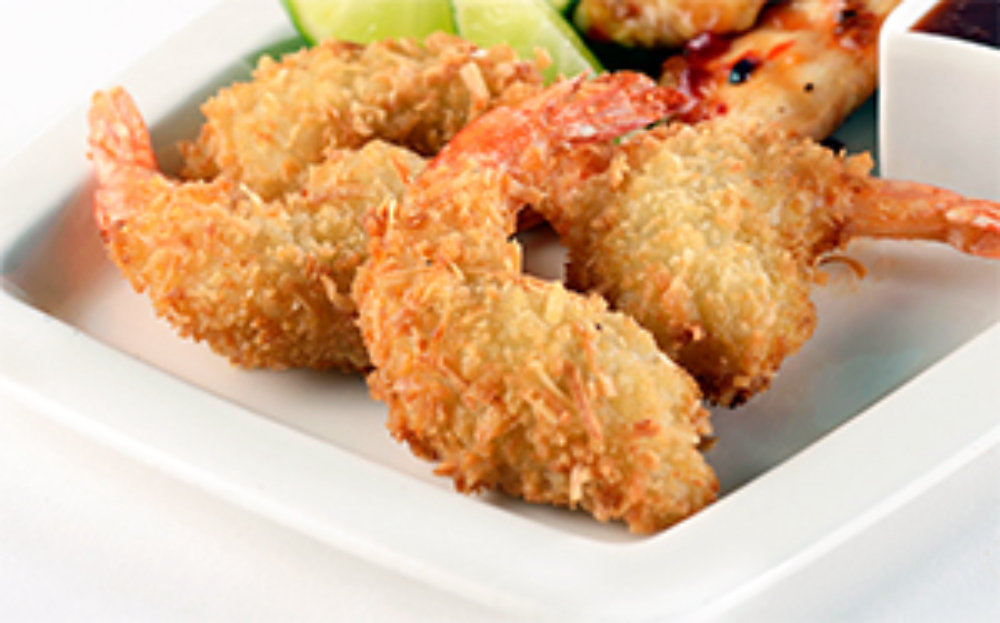Mariner Jack Coconut Breaded 16/20 Round Clean Tail Shrimp, 2.5 Pound -- 4 Per Case