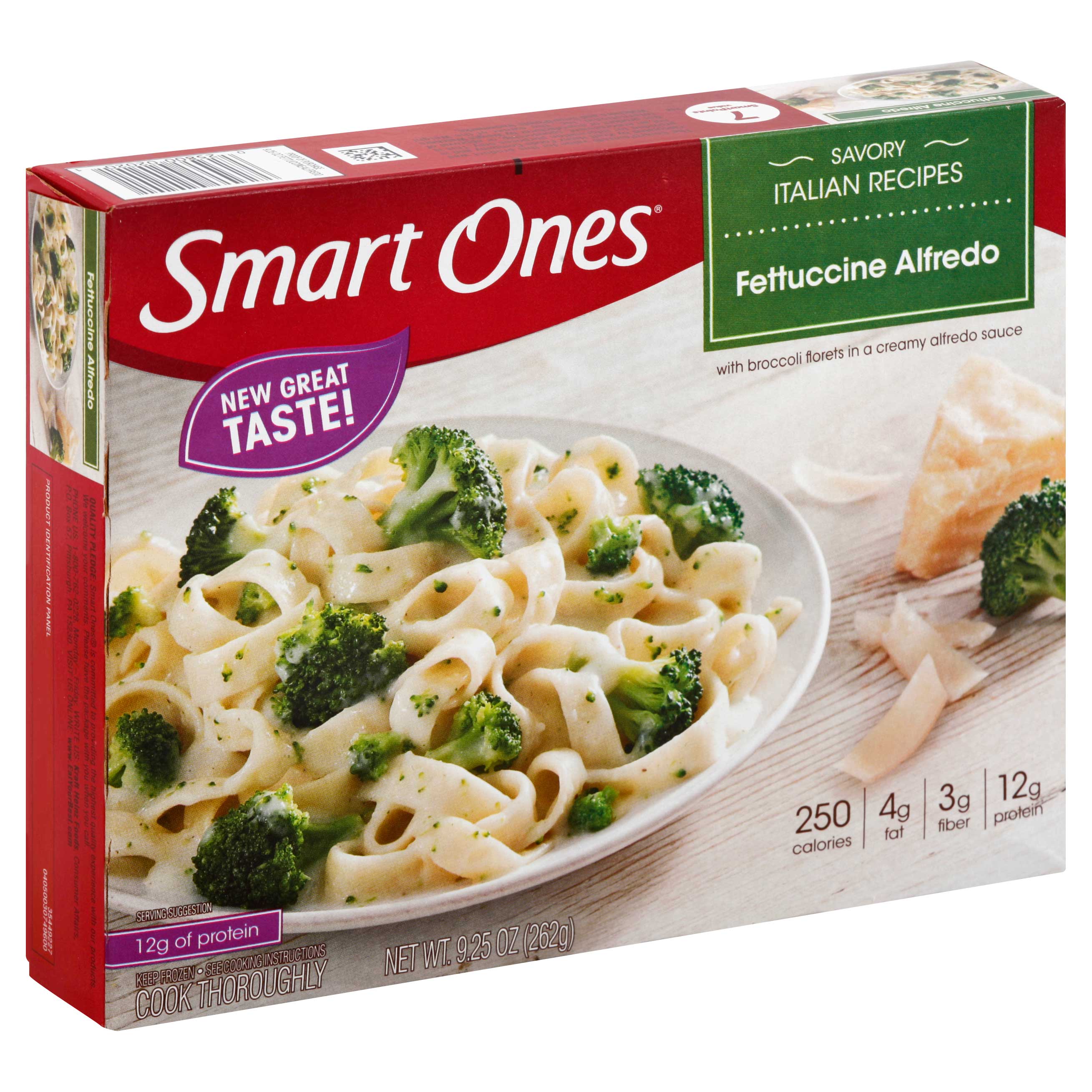 Smart Ones Entree Fettucini Alfredo, 9.25 Ounce -- 12 Per Case