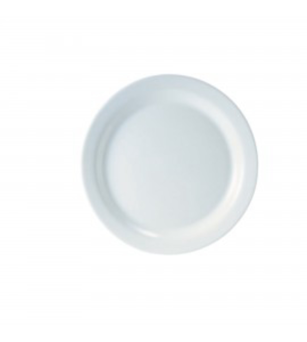 Arcoroc Opal Fully Tempered Hospital Heat System Restaurant White Plate, 8.75 Ounce -- 24 Per Case