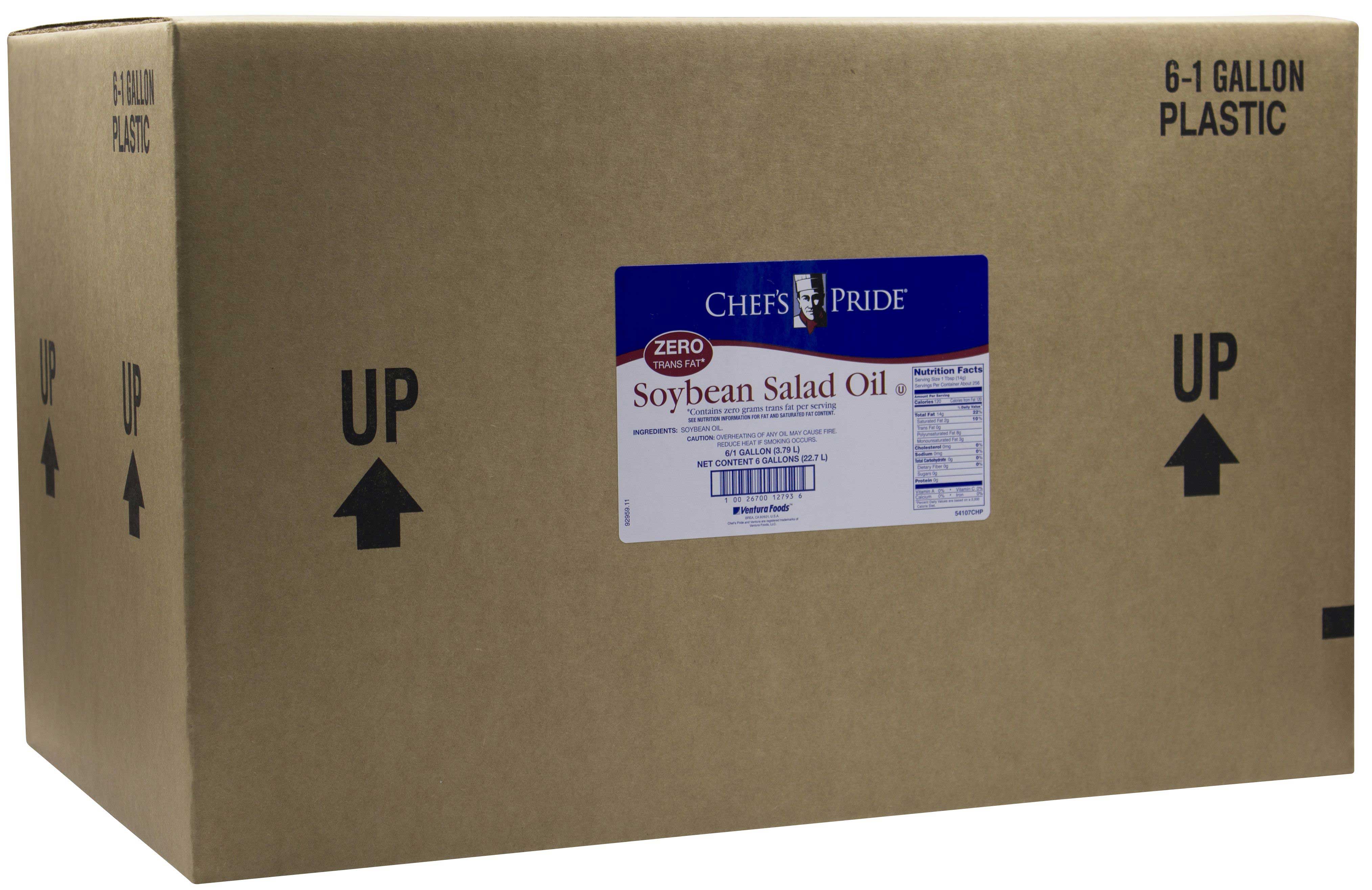 Chef's Pride No Trans Fat Soybean Salad Oil, 1 Gallon -- 6 Per Case