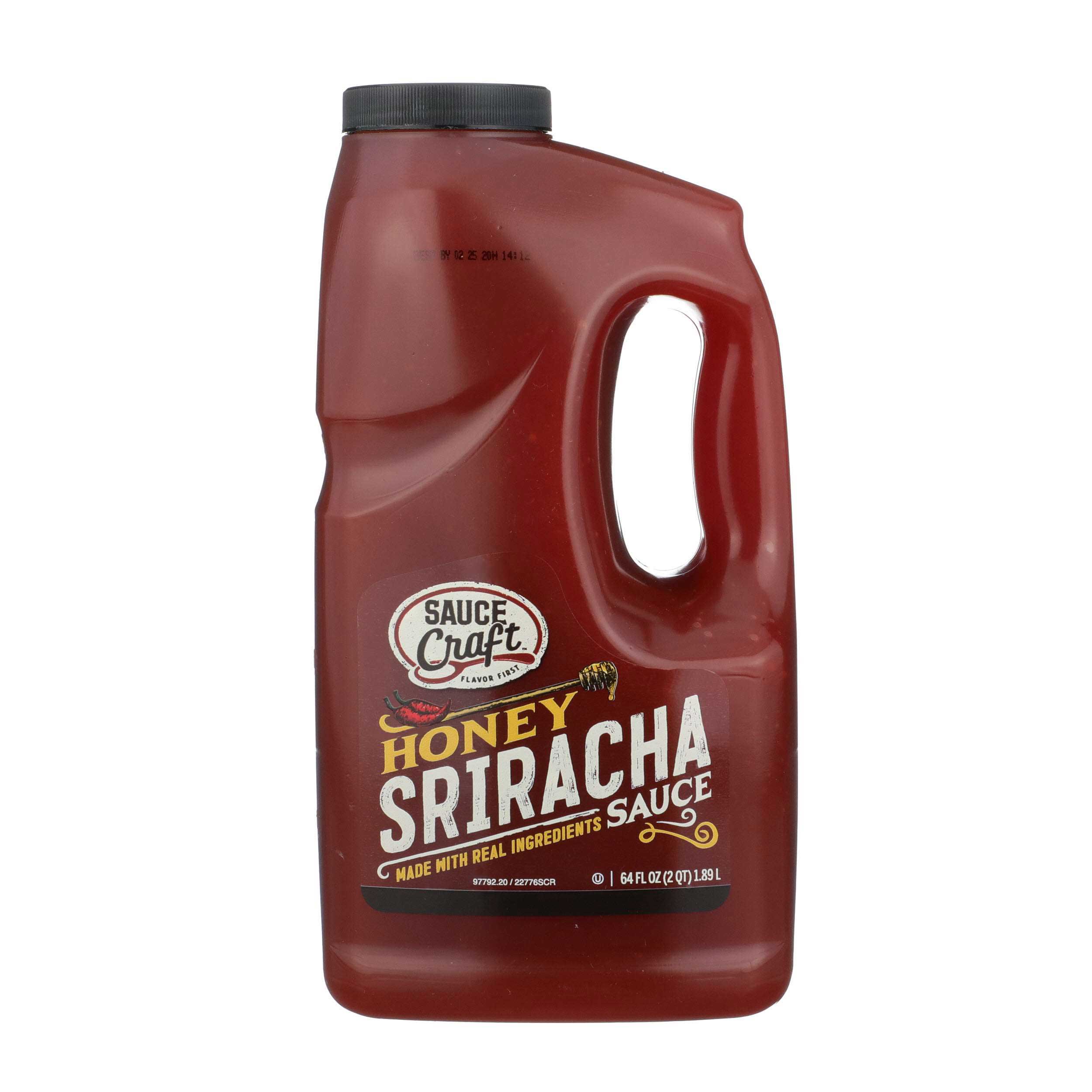 Sauce Craft Honey Sriracha Sauce, 0.5 Gallon -- 4 per case.